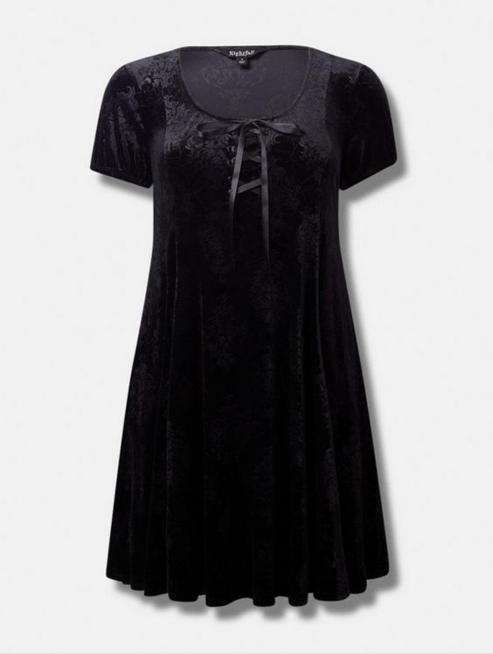 Nightfall velvet dress